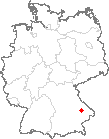 Karte Hunderdorf bei Bogen, Niederbayern